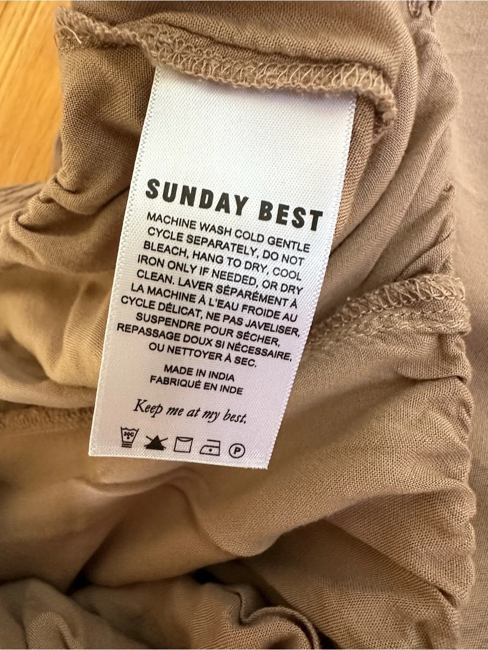 Aritzia Sunday Best Lightweight Taupe Jogger Pants